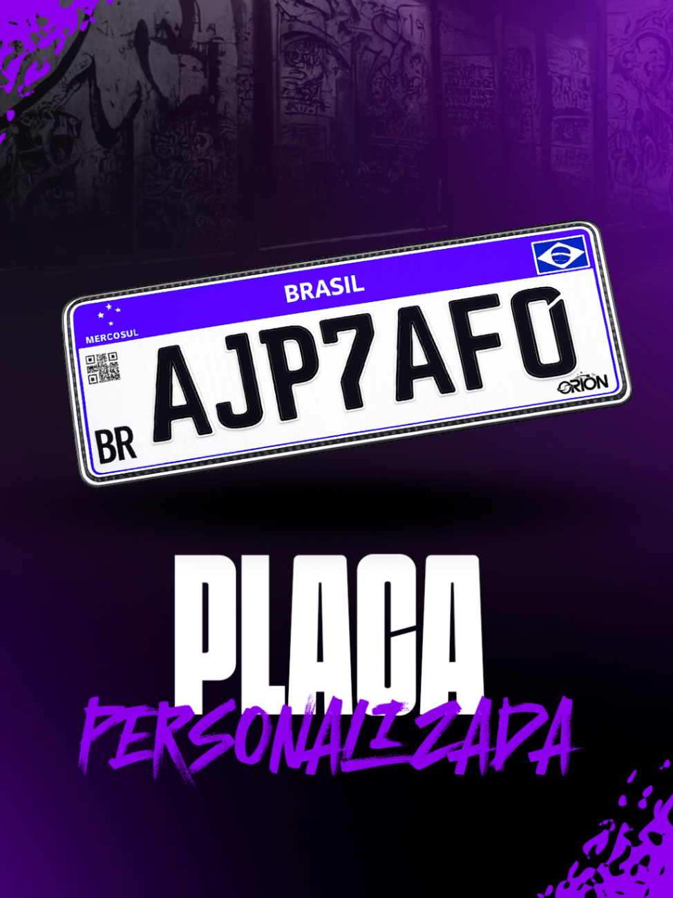 Placa personalizada